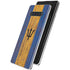 Barbados Flag Dark Wood Galaxy S10 Skin